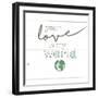 Love World-Jace Grey-Framed Art Print