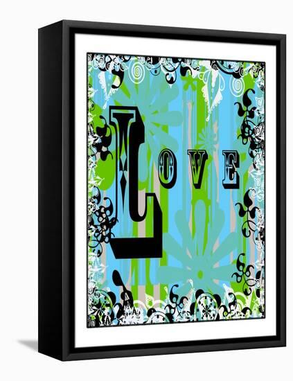 Love XXX-Ricki Mountain-Framed Stretched Canvas