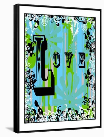 Love XXX-Ricki Mountain-Framed Stretched Canvas