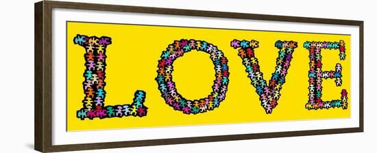 Love YBG-Miguel Balbás-Framed Giclee Print