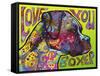 Love You Boxer-Dean Russo-Framed Stretched Canvas