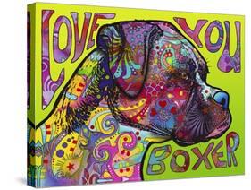Love You Boxer-Dean Russo-Stretched Canvas