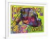 Love You Boxer-Dean Russo-Framed Giclee Print