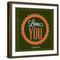 Love You Forever 1-Lorand Okos-Framed Art Print