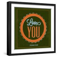 Love You Forever 1-Lorand Okos-Framed Art Print
