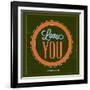 Love You Forever 1-Lorand Okos-Framed Art Print