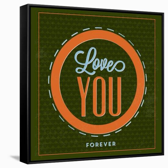 Love You Forever 1-Lorand Okos-Framed Stretched Canvas