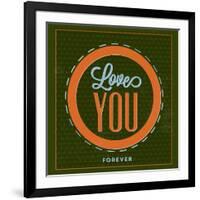 Love You Forever 1-Lorand Okos-Framed Art Print