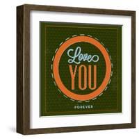 Love You Forever 1-Lorand Okos-Framed Art Print