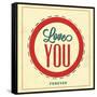 Love You Forever-Lorand Okos-Framed Stretched Canvas