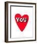 Love You - Tommy Human Cartoon Print-Tommy Human-Framed Art Print