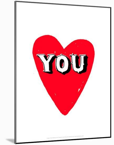 Love You - Tommy Human Cartoon Print-Tommy Human-Mounted Art Print