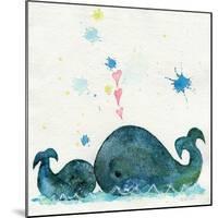 Love You Whales-Wyanne-Mounted Giclee Print