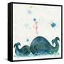 Love You Whales-Wyanne-Framed Stretched Canvas