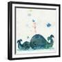 Love You Whales-Wyanne-Framed Giclee Print