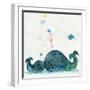 Love You Whales-Wyanne-Framed Giclee Print