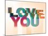 Love You-Philip Sheffield-Mounted Giclee Print