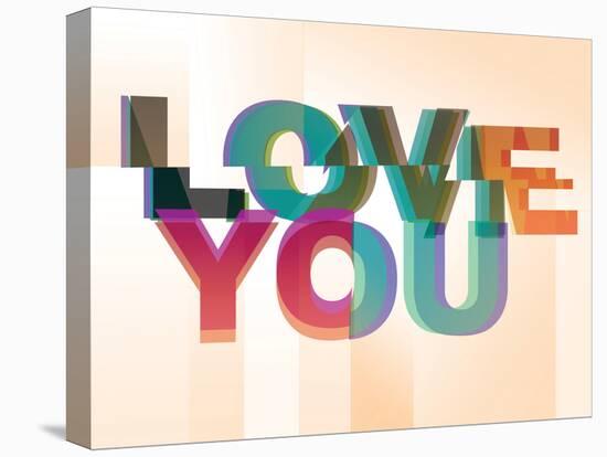 Love You-Philip Sheffield-Stretched Canvas