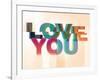 Love You-Philip Sheffield-Framed Giclee Print