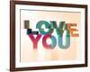 Love You-Philip Sheffield-Framed Giclee Print