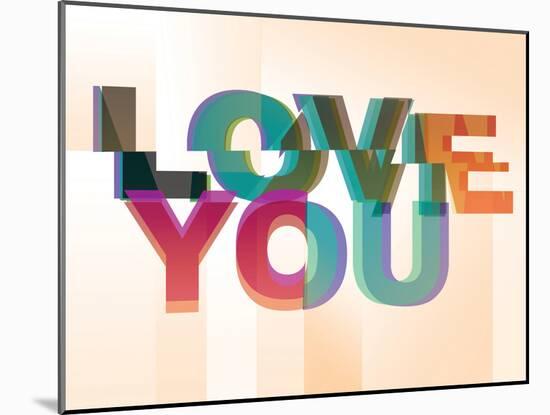 Love You-Philip Sheffield-Mounted Giclee Print