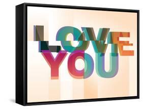 Love You-Philip Sheffield-Framed Stretched Canvas