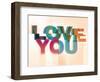 Love You-Philip Sheffield-Framed Giclee Print