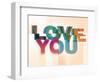 Love You-Philip Sheffield-Framed Giclee Print