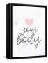Love Your Body-Kimberly Allen-Framed Stretched Canvas
