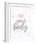 Love Your Body-Kimberly Allen-Framed Art Print