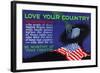 Love Your Country-null-Framed Art Print