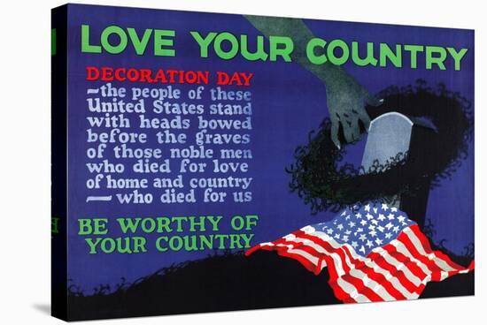 Love Your Country-null-Stretched Canvas