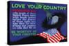 Love Your Country-null-Stretched Canvas