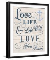 Love your Life-Tom Frazier-Framed Giclee Print