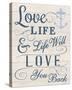 Love your Life-Tom Frazier-Stretched Canvas