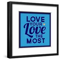 Love Your Love the Most 1-Lorand Okos-Framed Art Print