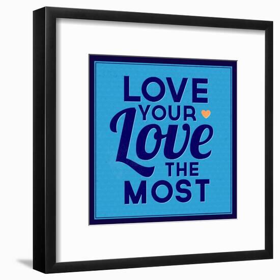 Love Your Love the Most 1-Lorand Okos-Framed Art Print