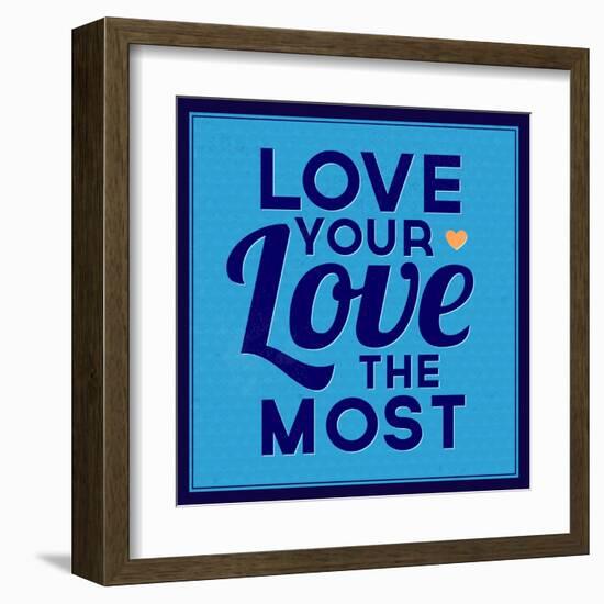 Love Your Love the Most 1-Lorand Okos-Framed Art Print