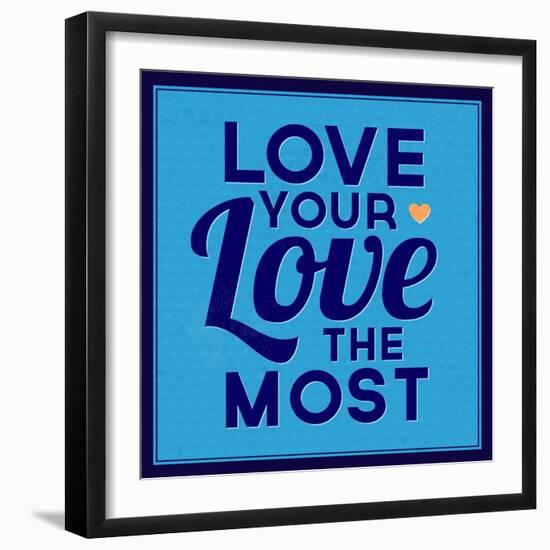 Love Your Love the Most 1-Lorand Okos-Framed Art Print