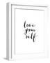 Love Your Self-Brett Wilson-Framed Art Print