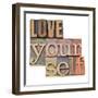 Love Yourself-PixelsAway-Framed Premium Giclee Print