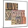 Love Yourself-PixelsAway-Mounted Art Print