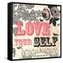 Love Yourself-Violet Leclaire-Framed Stretched Canvas