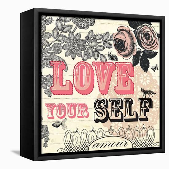 Love Yourself-Violet Leclaire-Framed Stretched Canvas