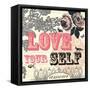 Love Yourself-Violet Leclaire-Framed Stretched Canvas