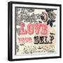 Love Yourself-Violet Leclaire-Framed Art Print