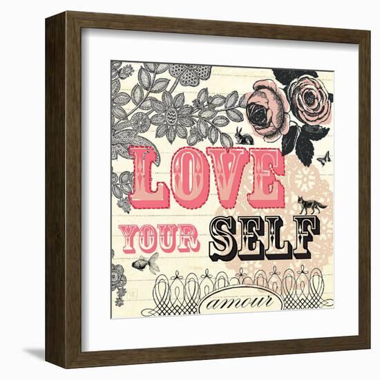 Love Yourself-Violet Leclaire-Framed Art Print