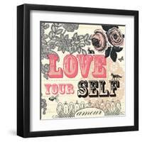 Love Yourself-Violet Leclaire-Framed Art Print