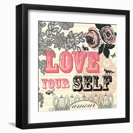 Love Yourself-Violet Leclaire-Framed Art Print
