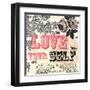 Love Yourself-Violet Leclaire-Framed Art Print